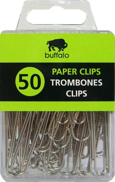 PAPER CLIP 50MM 50PK METAL