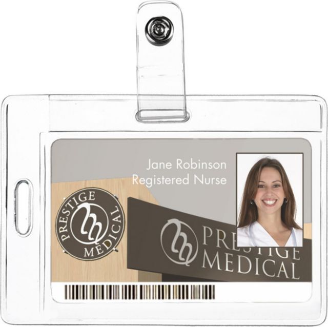 CLEAR 2-WAY ID HOLDER
