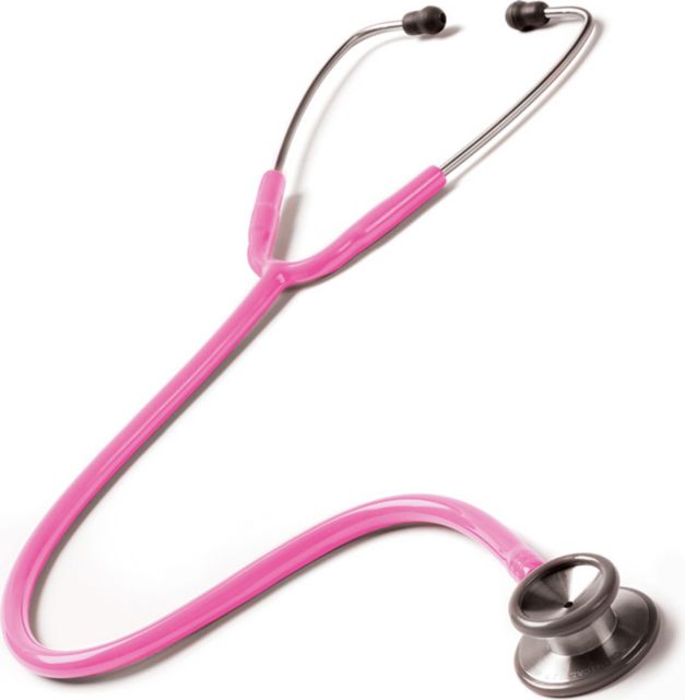 CLINICAL I STETHOSCOPE IN CLAMSHELL-HOT PINK