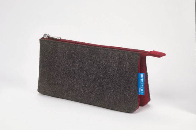 PROFOLIO MIDTOWN POUCH 4X7 CHARCOLA/MAROON