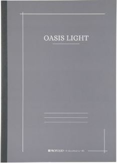 Profolio Oasis Light Thundercloud Coloured Cover Notebook