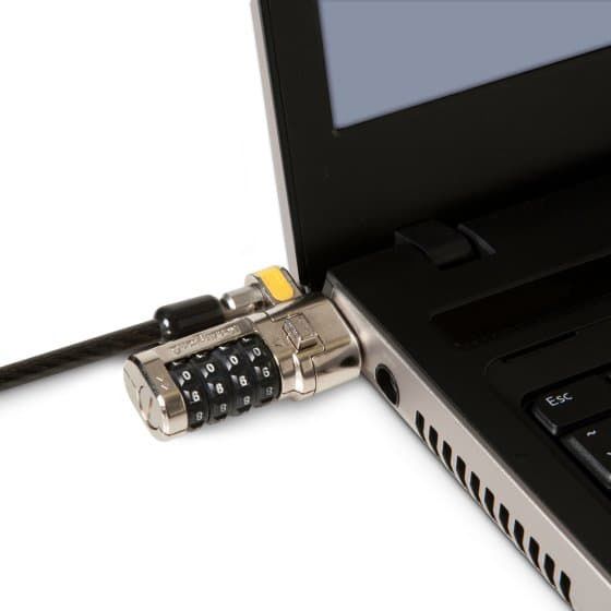 Kensington ClickSafe Combination Laptop Lock On Demand,5.5ft, Steel