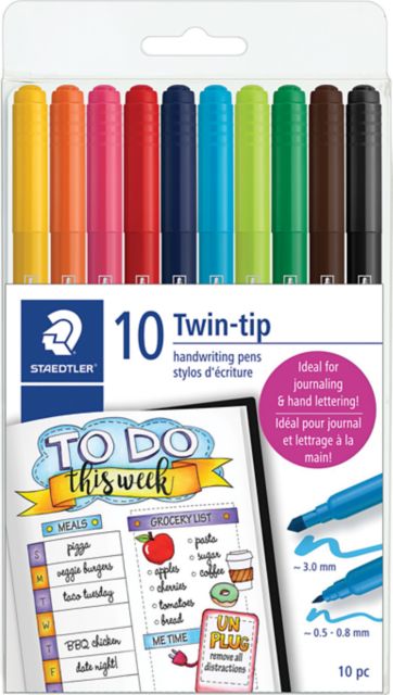 TWIN TIP PRM MARKRS ASST 10PK