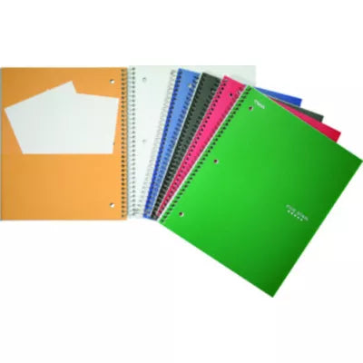NOTEBK 100SH 1SUBJ COIL/5STAR - New (SKU: 8392870)